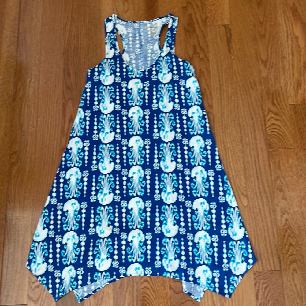 Lilly Pulitzer razor back dress with ruffle hem size xxs
